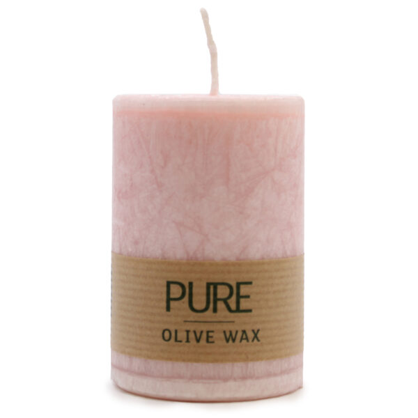 Pure Olive Wax Candle 90x60 - Antique Rose OliveC-04