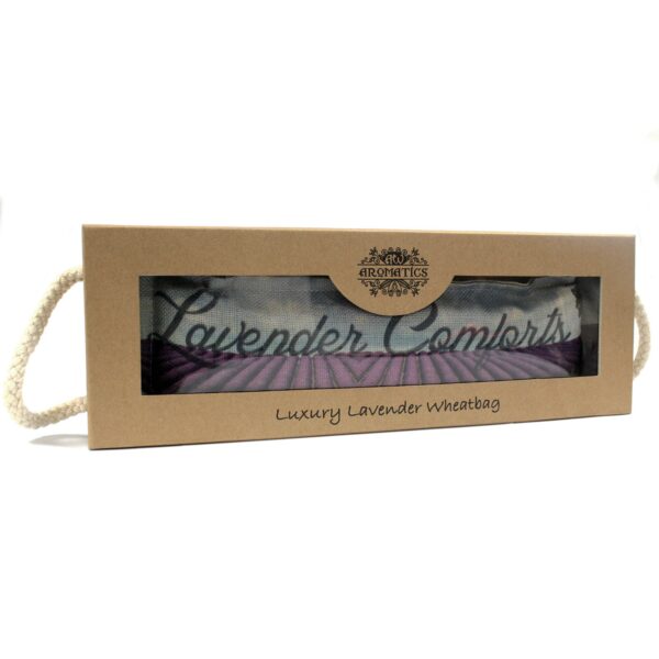 Luxury Lavender Wheat Bag in Gift Box - Lavender Comforts AWHBL-01 - Image 4