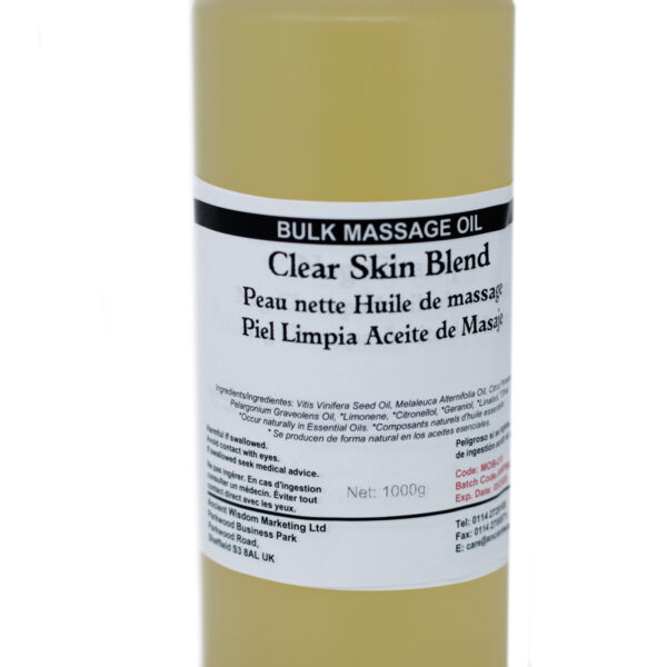 Clear Skin 1Kg Massage Oil MOB-16 - Image 2