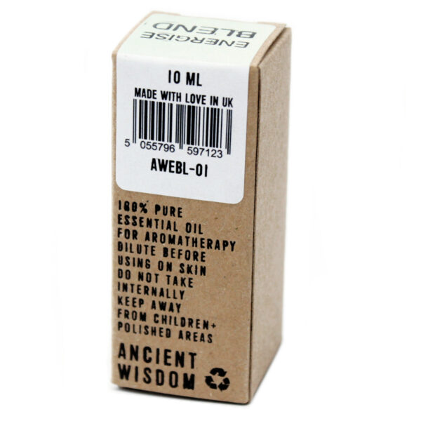 Energising Essential Oil Blend - Boxed - 10ml AWEBL-01 - Image 3