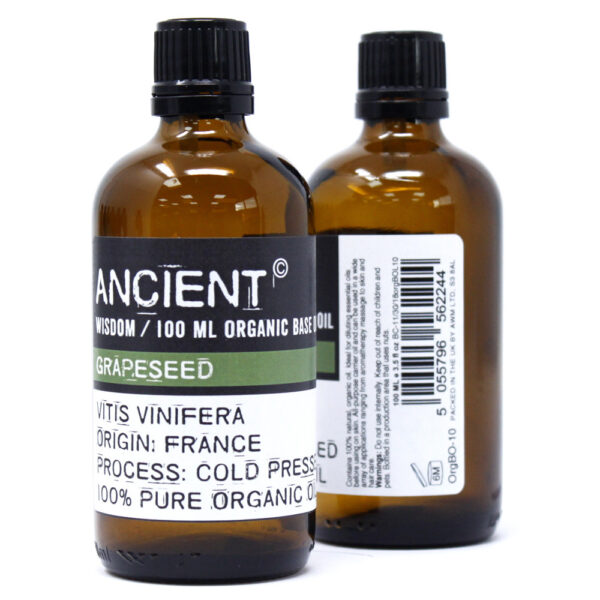 Grapeseed Organic Base Oil - 100ml OrgBO-02 - Image 2