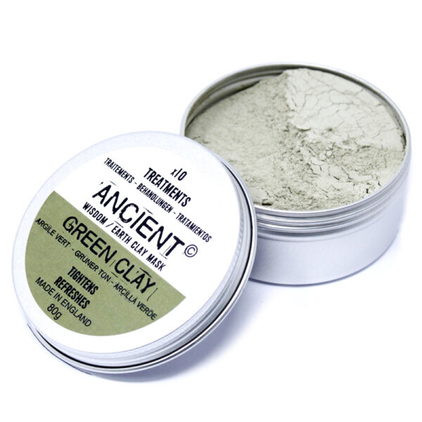 Green Clay Face Mask 80g Clay-02 - Image 2