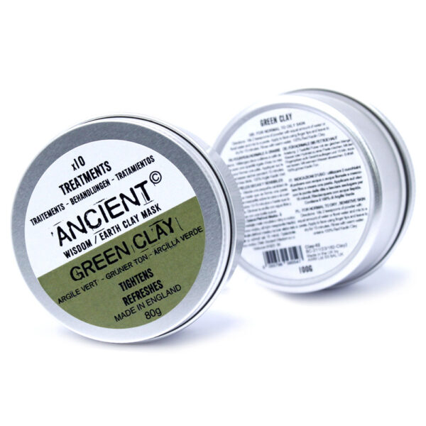 Green Clay Face Mask 80g Clay-02 - Image 3