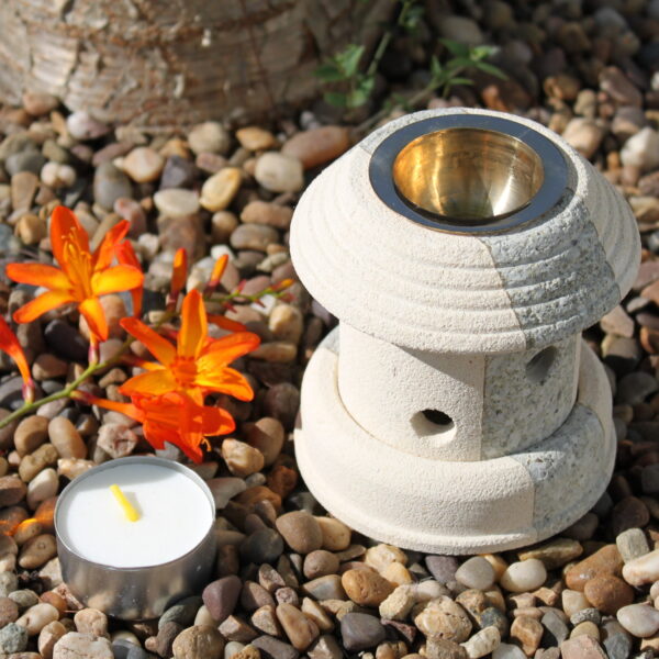 Stone Oil Burner - Combo Lantern SSOB-10 - Image 2