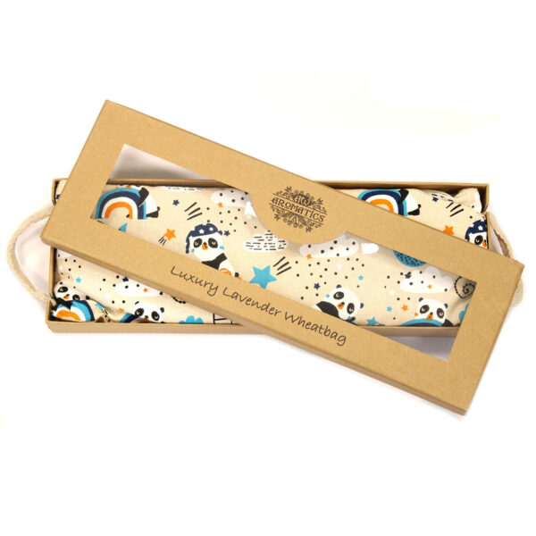 Luxury Lavender  Wheat Bag in Gift Box  - Sleepy Panda AWHBL-07 - Image 2