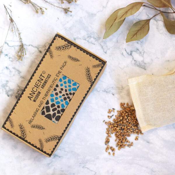 Lavender Natural Cotton and Juco Eye Pillow in Gift Box - Blue Viper CEyeP-02 - Image 3