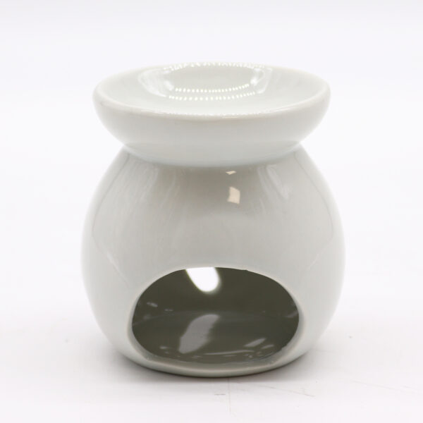 Sm Classic White Oil Burner - Tree Cut-out OBCW-03 - Image 3