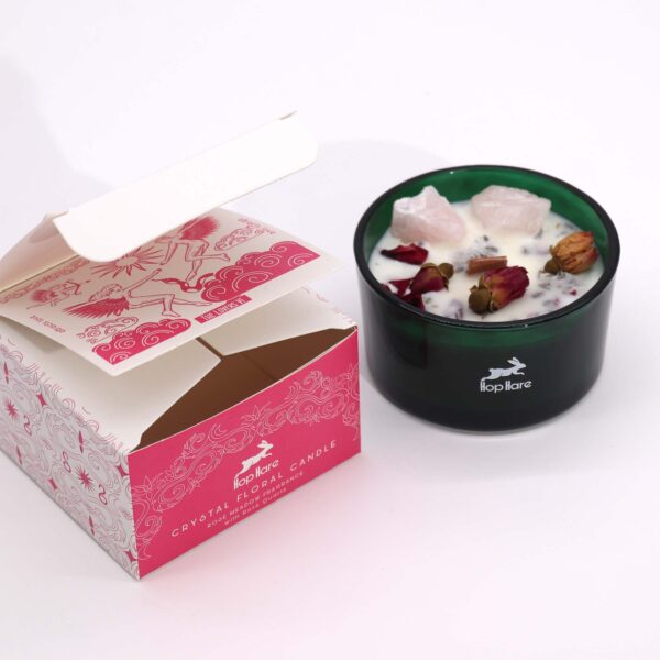 Crystal Magic Flower Candle - The Lovers HHC-01 - Image 2