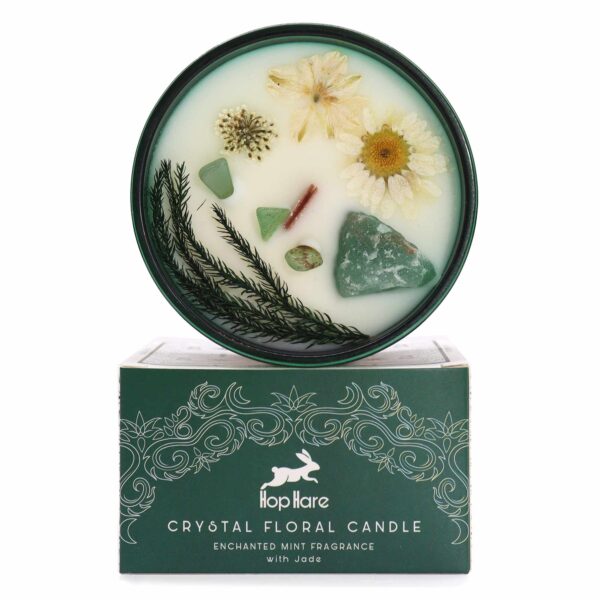 Crystal Magic Flower Candle - The Magician HHC-02