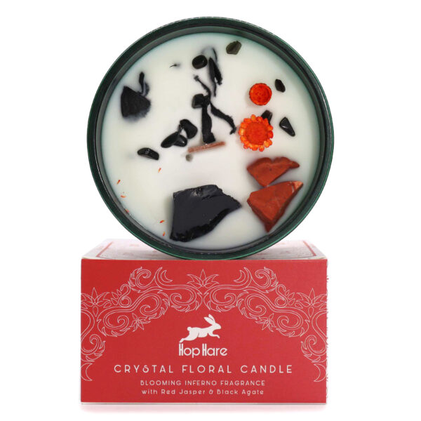 Crystal Magic Flower Candle - The Devil HHC-04