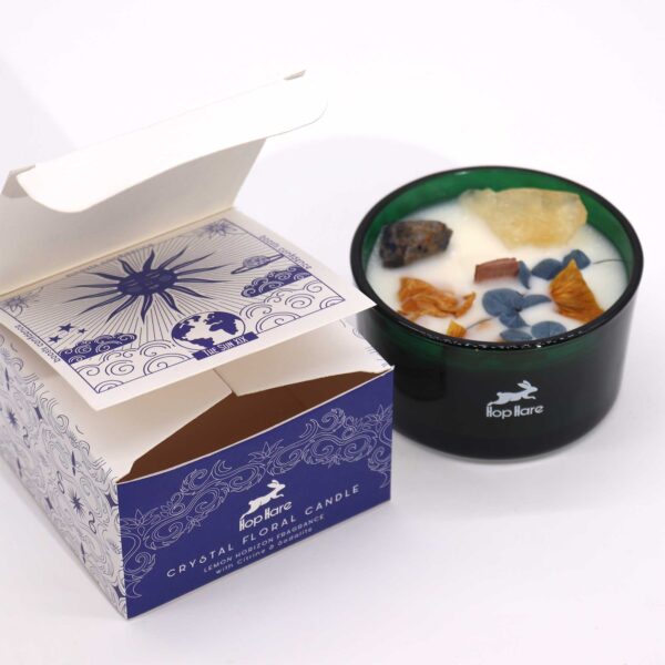 Crystal Magic Flower Candle - The Sun HHC-05 - Image 2