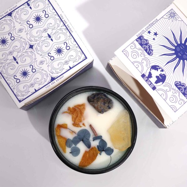 Crystal Magic Flower Candle - The Sun HHC-05 - Image 4