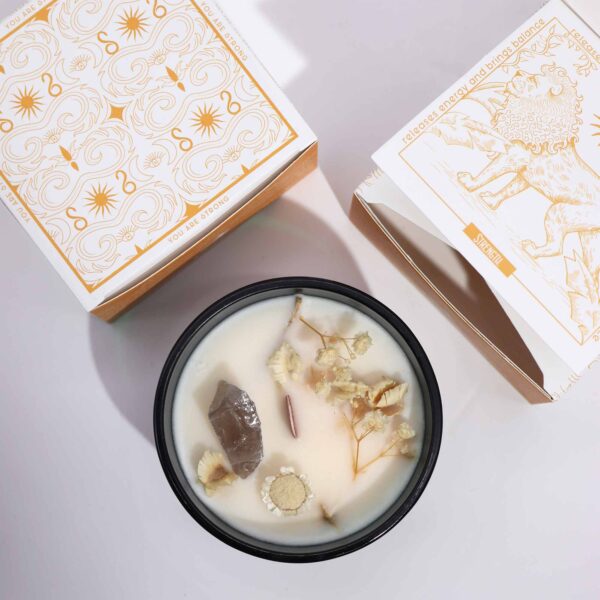 Crystal Magic Flower Candle - The Lion HHC-06 - Image 4