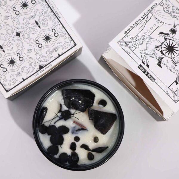 Crystal Magic Flower Candle - The Knight of Swords HHC-07 - Image 4