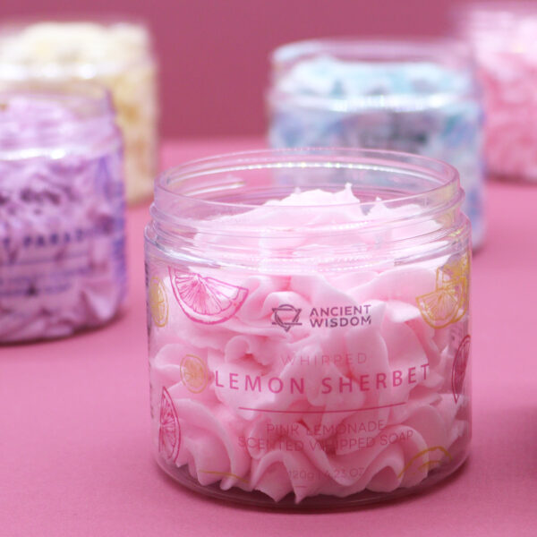Pink Lemonade Whipped Cream Soap 120g - Image 4