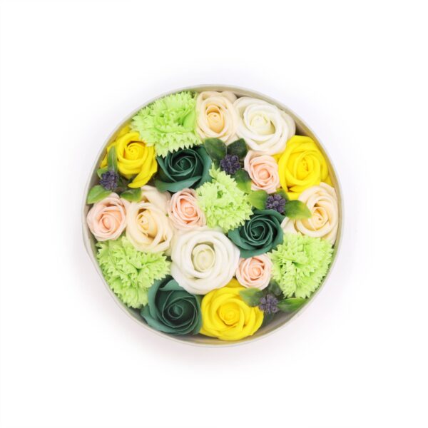 Round Box - Spring Celibrations - Yellow & Greens SFBX-04