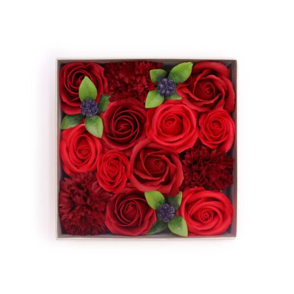 Square Box - Classic Red Roses SFBX-13