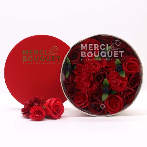 Round Box - Classic Red Roses SFBX-06 - Image 2