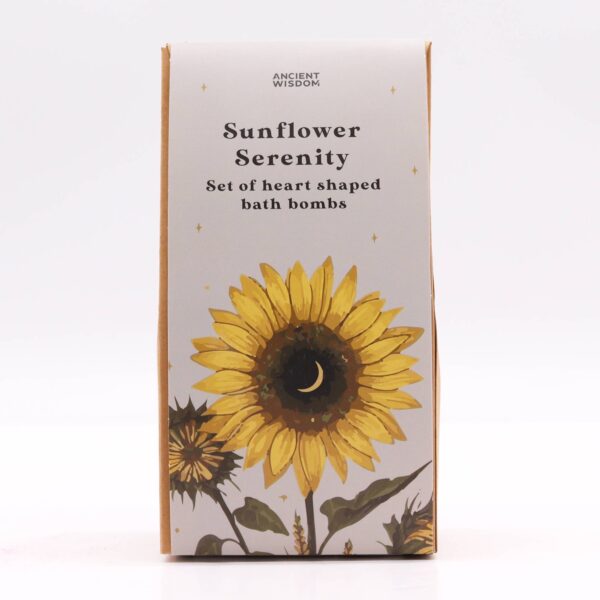Sunflower Serenity Bath Heart Gift Set HBBS-04 - Image 2