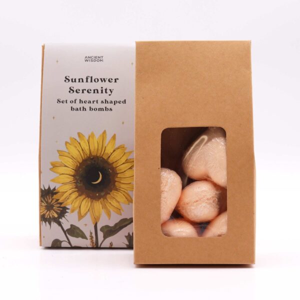 Sunflower Serenity Bath Heart Gift Set HBBS-04 - Image 3